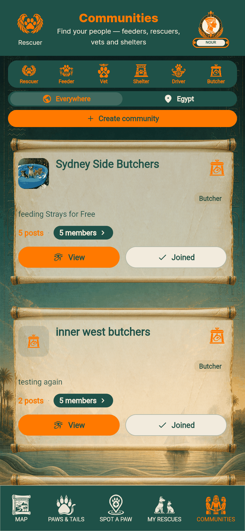 Communities